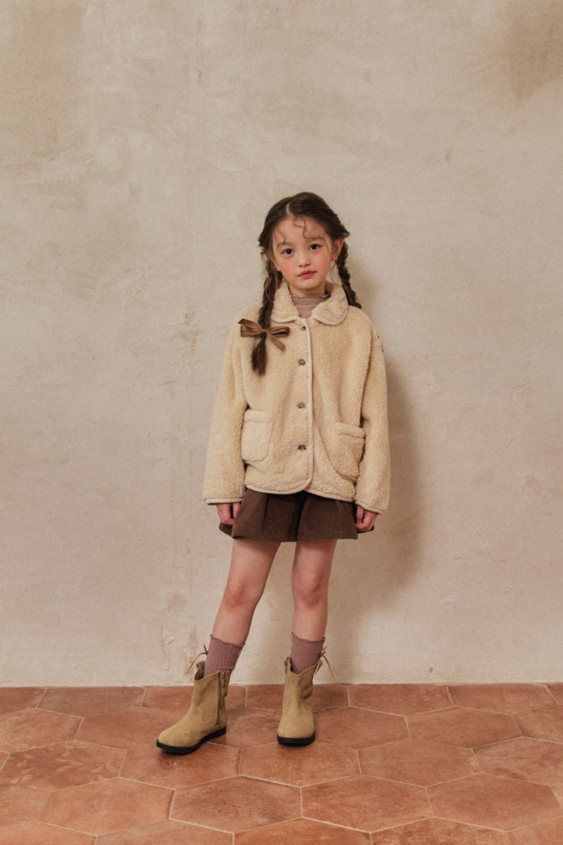 A-Market - Korean Children Fashion - #designkidswear - Collar Fleece Jumper - 3