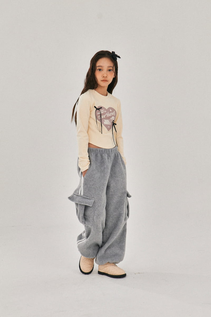 A-Market - Korean Children Fashion - #discoveringself - Ribbon Crop Tee - 11