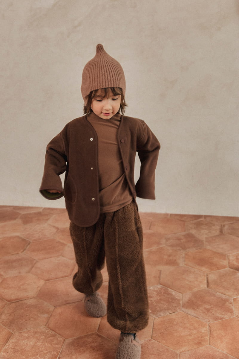 A-Market - Korean Children Fashion - #discoveringself - Boa Pants - 6