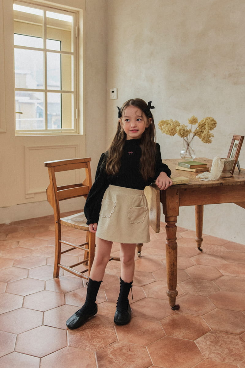 A-Market - Korean Children Fashion - #designkidswear - Lomi Rib Skirt - 4