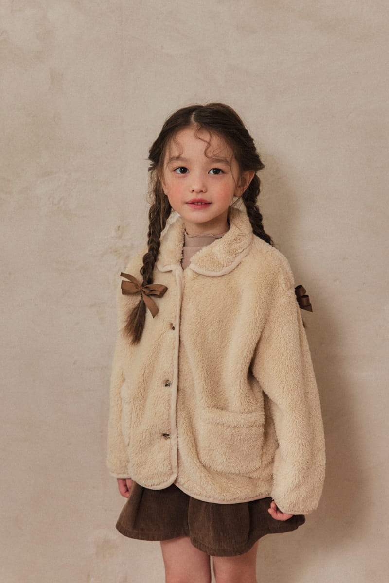 A-Market - Korean Children Fashion - #designkidswear - Collar Fleece Jumper - 4