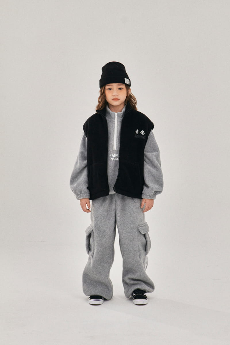 A-Market - Korean Children Fashion - #fashionkids - Lacing Vest - 7