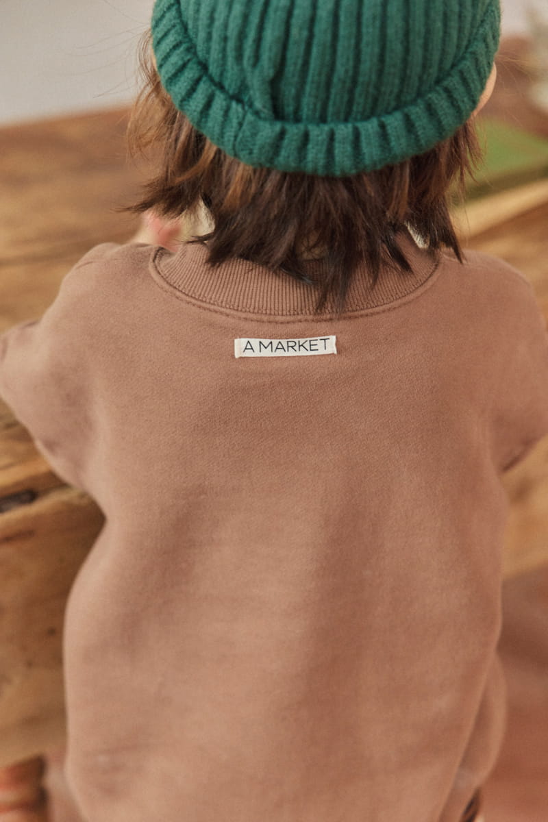 A-Market - Korean Children Fashion - #fashionkids - Trutleneck Piping Sweatshirt - 10