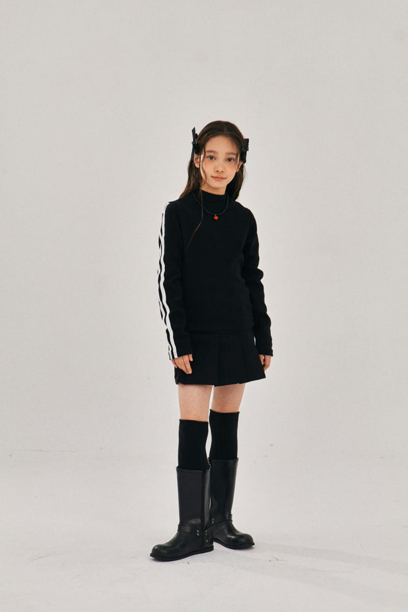 A-Market - Korean Children Fashion - #kidsshorts - 08 Half Turtleneck Tee - 9