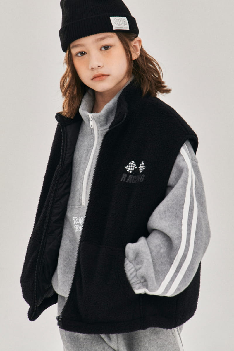 A-Market - Korean Children Fashion - #kidsshorts - Lacing Vest - 8