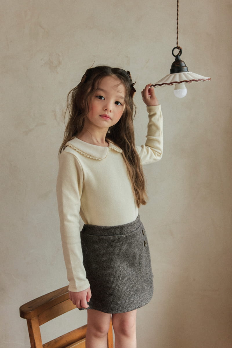 A-Market - Korean Children Fashion - #kidsshorts - Button Mogic Skirt Pants - 5