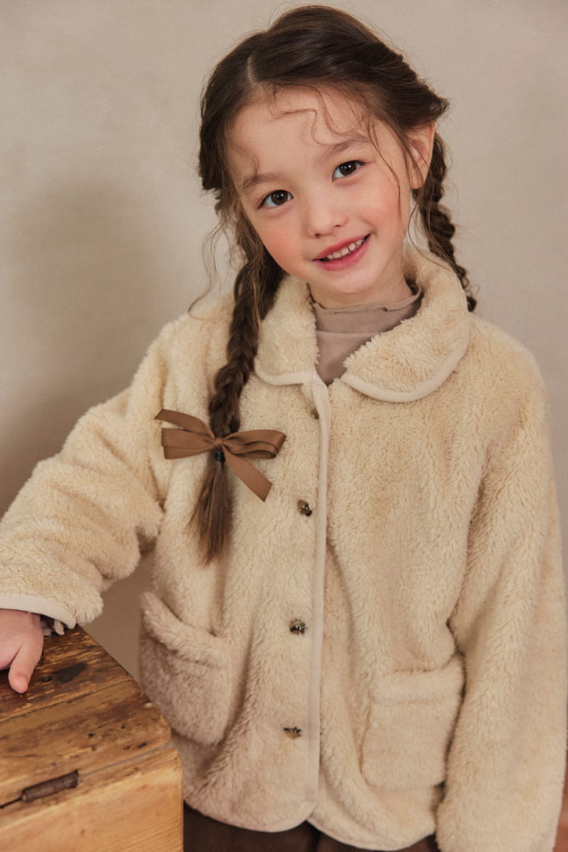 A-Market - Korean Children Fashion - #kidsshorts - Collar Fleece Jumper - 6