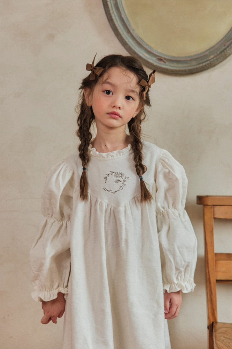 A-Market - Korean Children Fashion - #kidsstore - Princess Flower One-piece - 2