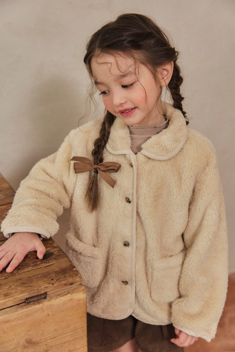 A-Market - Korean Children Fashion - #kidsstore - Collar Fleece Jumper - 7