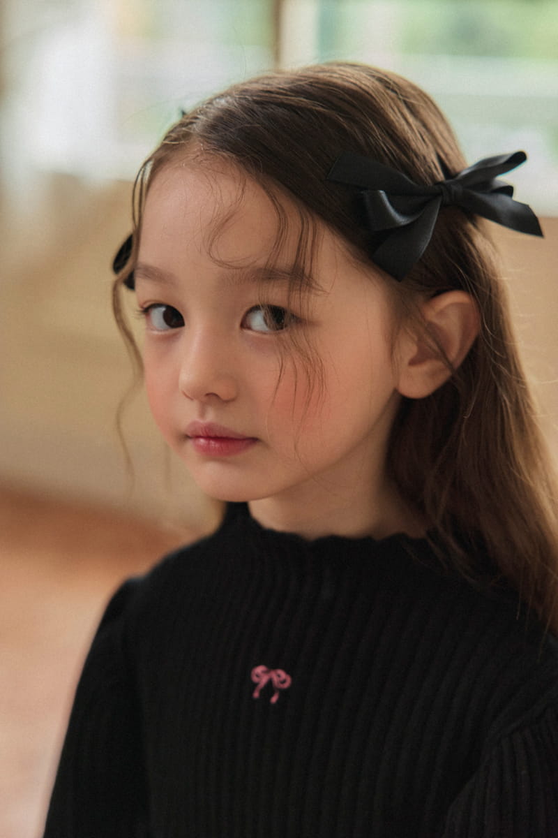 A-Market - Korean Children Fashion - #kidsstore - Dubble Ribbon Hairpin - 5