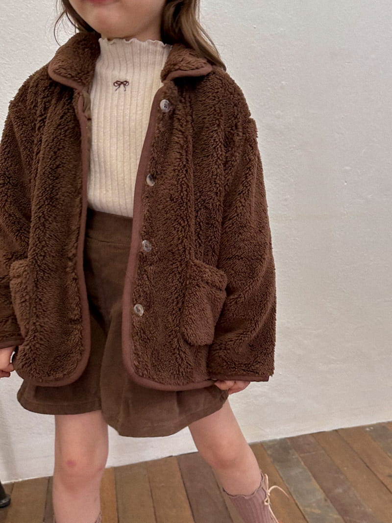 A-Market - Korean Children Fashion - #littlefashionista - Collar Fleece Jumper - 10