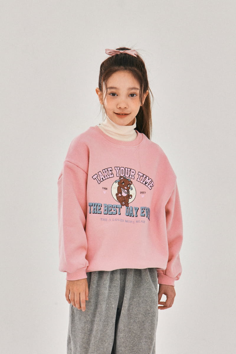 A-Market - Korean Children Fashion - #littlefashionista - Bear Sweatshirt - 6