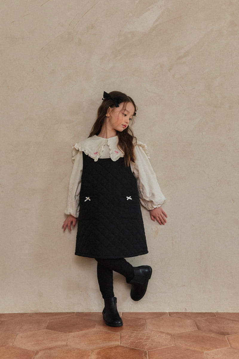 A-Market - Korean Children Fashion - #magicofchildhood - Embossing One-piece - 7