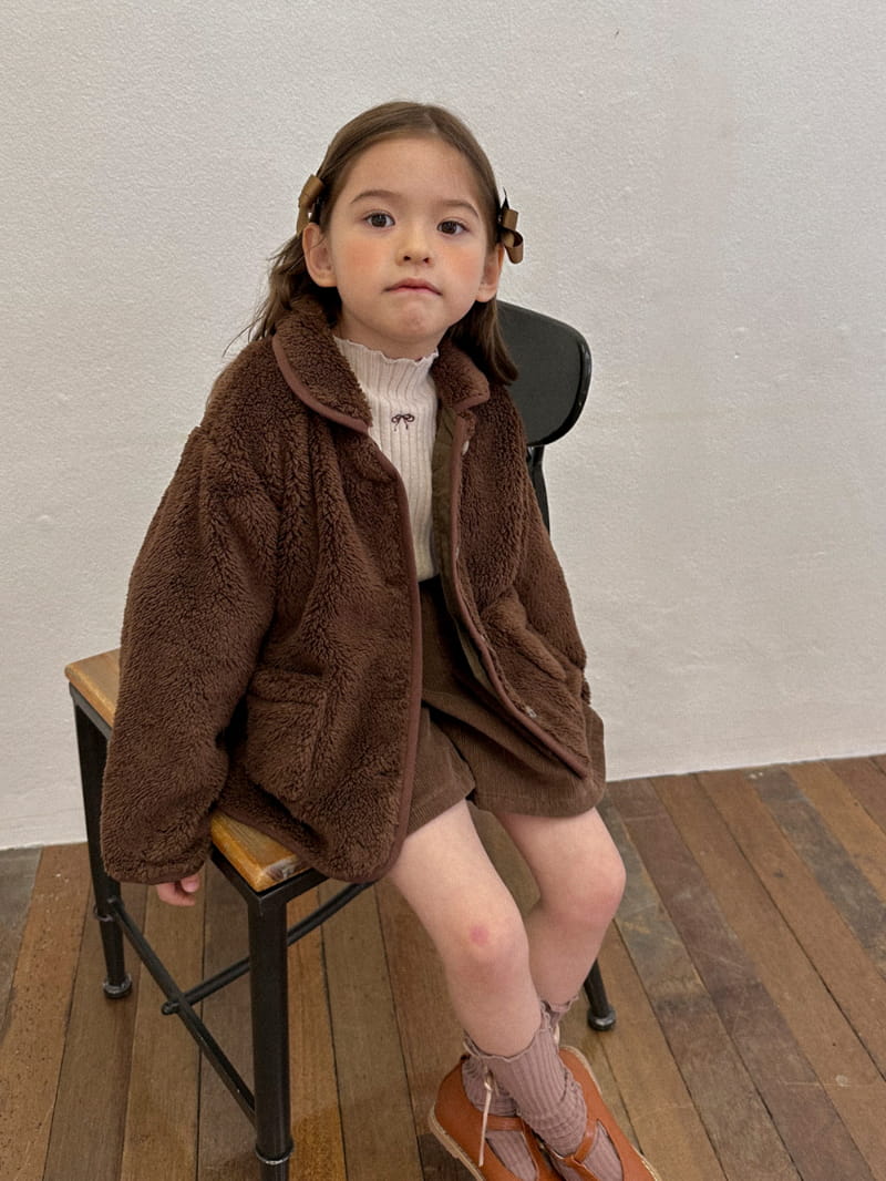 A-Market - Korean Children Fashion - #magicofchildhood - Collar Fleece Jumper - 11