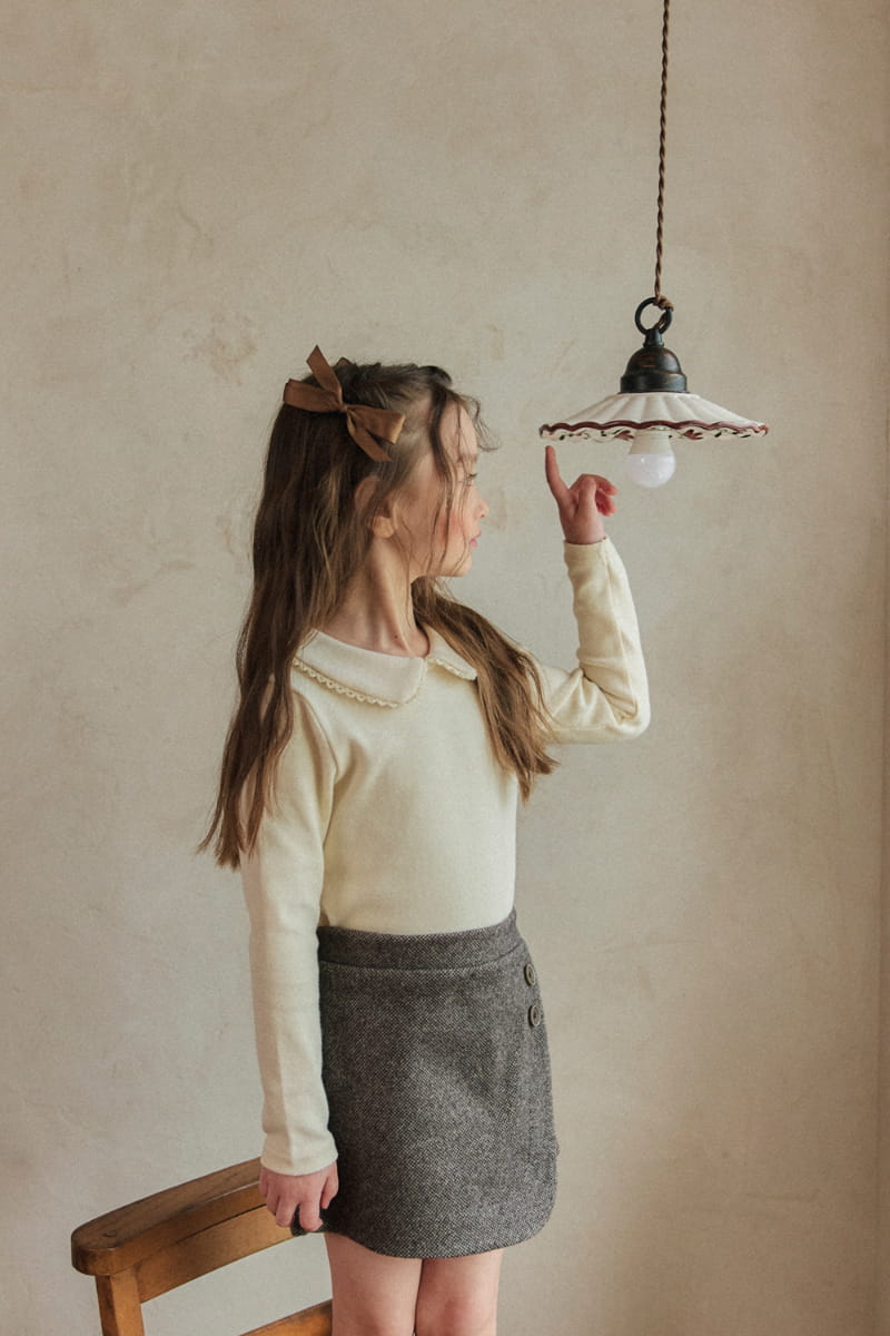 A-Market - Korean Children Fashion - #minifashionista - Toson Collar Tee - 4