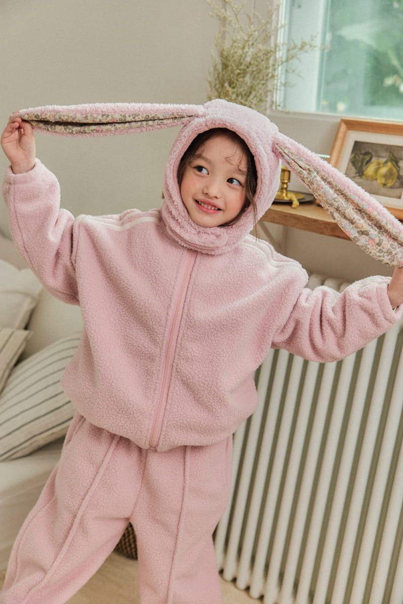 A-Market - Korean Children Fashion - #prettylittlegirls - Two St Bbang Zip-up - 6