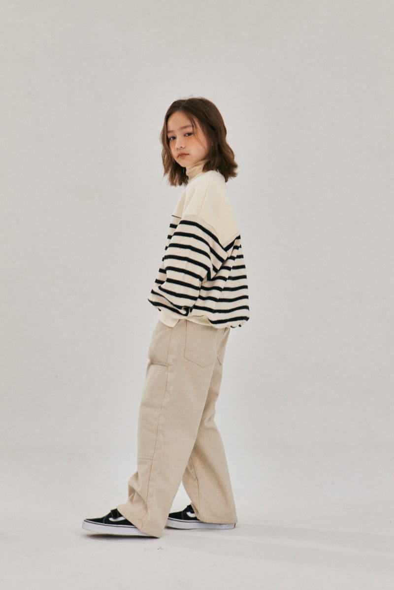 A-Market - Korean Children Fashion - #todddlerfashion - Half St Swetshirt - 6