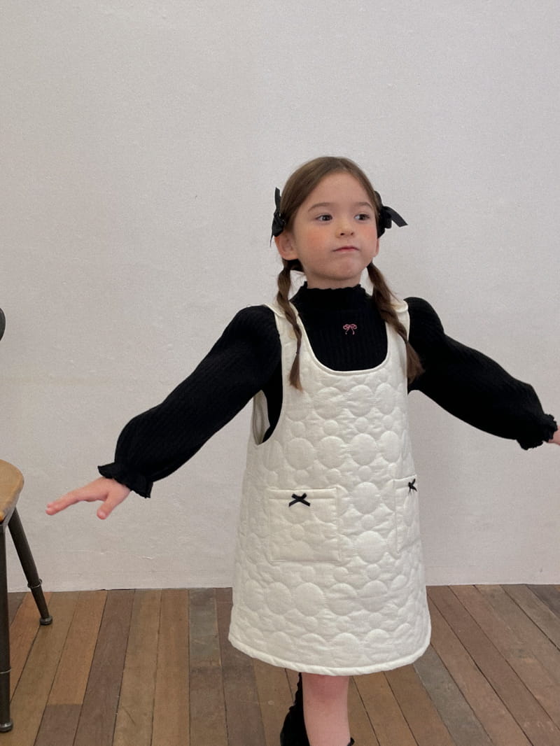 A-Market - Korean Children Fashion - #todddlerfashion - Embossing One-piece - 10