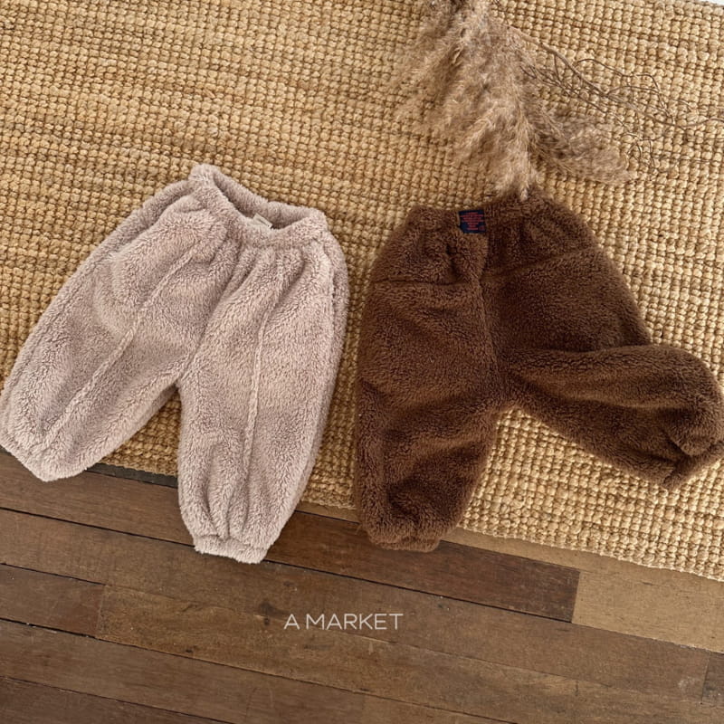 A-Market - Korean Children Fashion - #toddlerclothing - Boa Pants