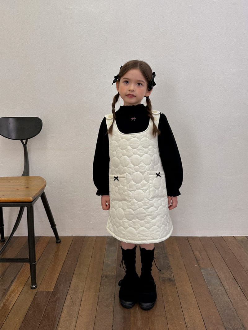 A-Market - Korean Children Fashion - #toddlerclothing - Embossing One-piece - 11