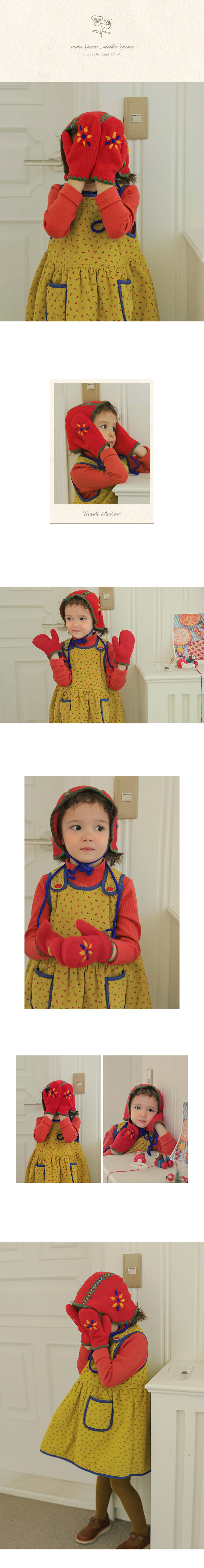 Amber - Korean Children Fashion - #magicofchildhood - Ellewy Hand Embroider Gloves