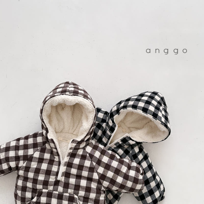 Anggo - Korean Baby Fashion - #babylifestyle - Choco Popcorn Anorak Romper - 6