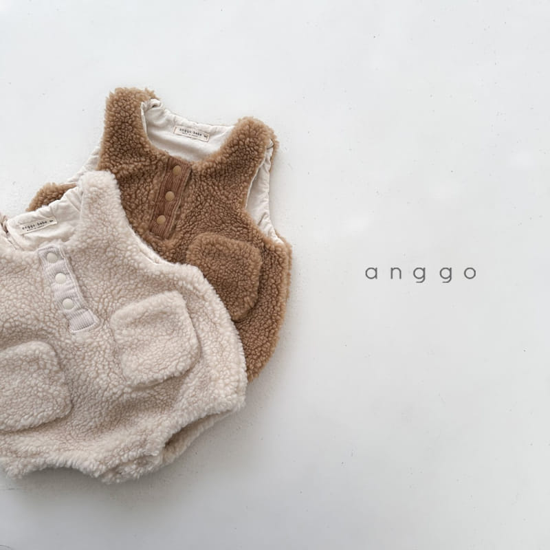 Anggo - Korean Baby Fashion - #babyoninstagram - Creamy Overalls - 9