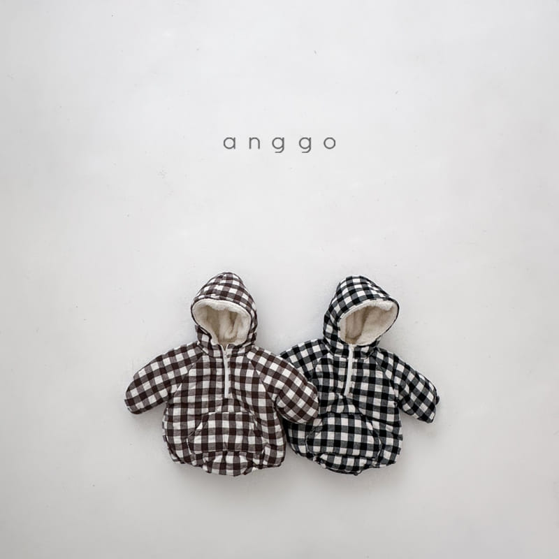 Anggo - Korean Baby Fashion - #babyoninstagram - Choco Popcorn Anorak Romper - 7