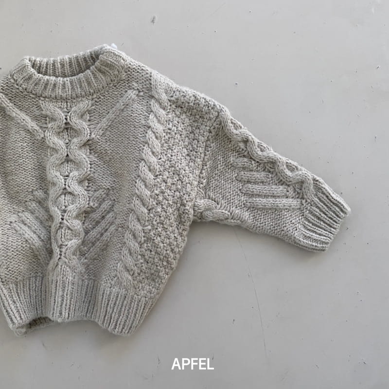 Apfel - Korean Children Fashion - #childofig - Cozy Knit Tee - 7