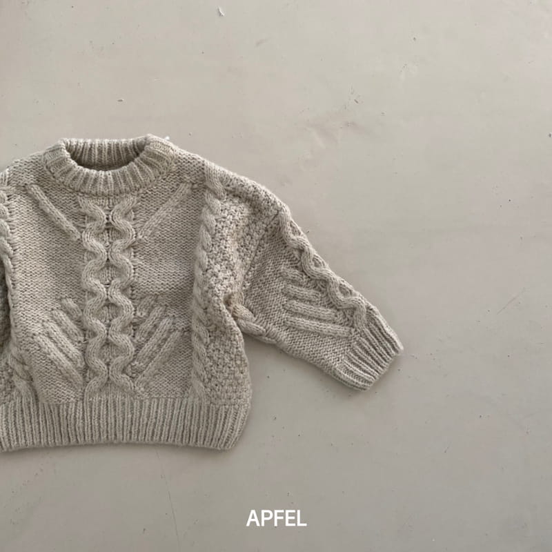 Apfel - Korean Children Fashion - #childofig - Cozy Knit Tee - 8