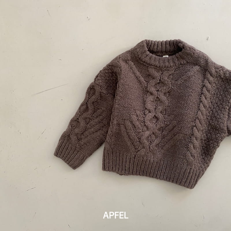 Apfel - Korean Children Fashion - #designkidswear - Cozy Knit Tee - 10