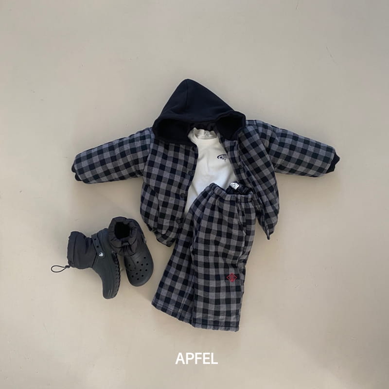 Apfel - Korean Children Fashion - #kidzfashiontrend - Oreo Hoody Padding Jumper - 6