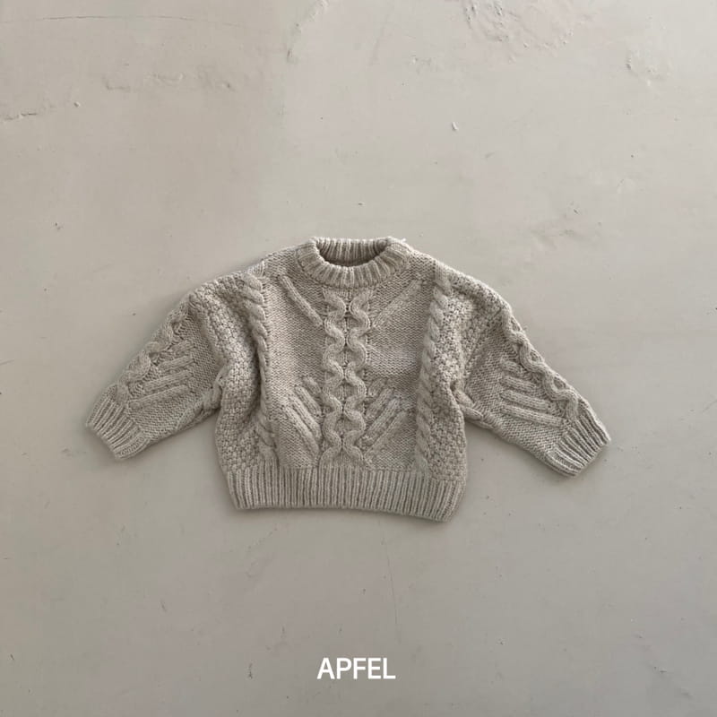 Apfel - Korean Children Fashion - #kidzfashiontrend - Cozy Knit Tee