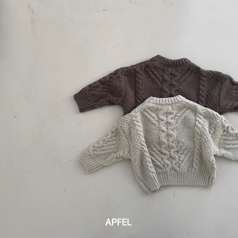 Apfel - Korean Children Fashion - #littlefashionista - Cozy Knit Tee - 3