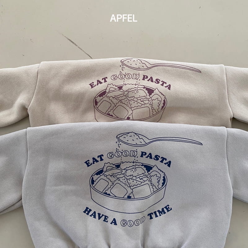 Apfel - Korean Children Fashion - #magicofchildhood - Pasta Sweatshirt - 4
