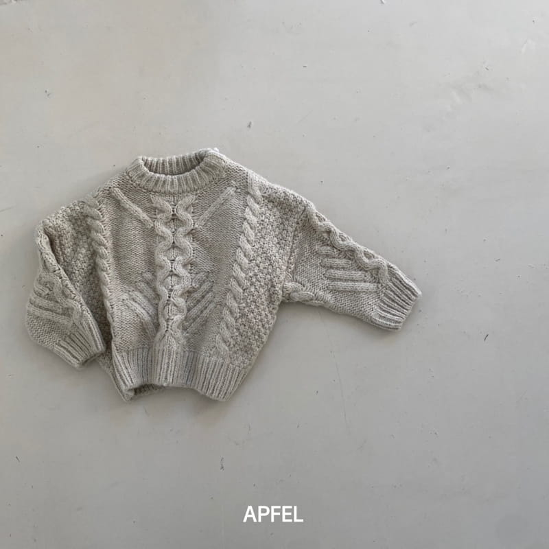 Apfel - Korean Children Fashion - #prettylittlegirls - Cozy Knit Tee - 6