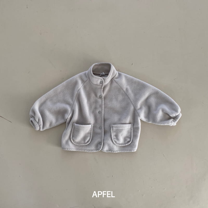 Apfel - Korean Children Fashion - #toddlerclothing - Milk Zip-up Jumper - 5