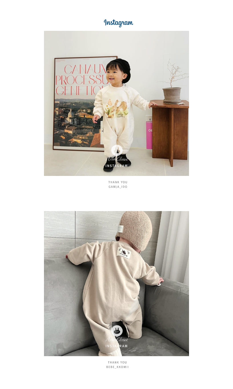 Arim Closet - Korean Baby Fashion - #babygirlfashion - Have a Good Time With A rabbit and a squirrel - 4