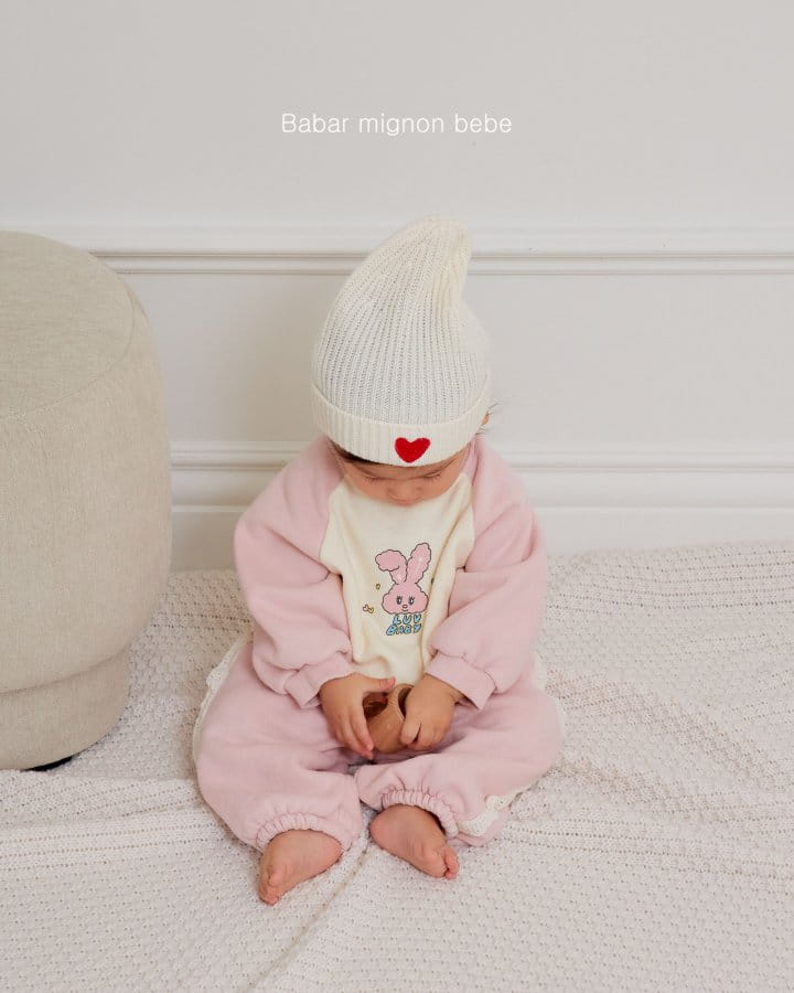 Babar Mignon - Korean Baby Fashion - #babyboutiqueclothing - Bebe Rabbit Top Bottom Set - 3
