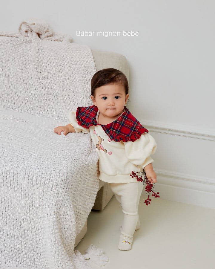 Babar Mignon - Korean Baby Fashion - #babyboutiqueclothing - Bebe Foot Leggings - 2