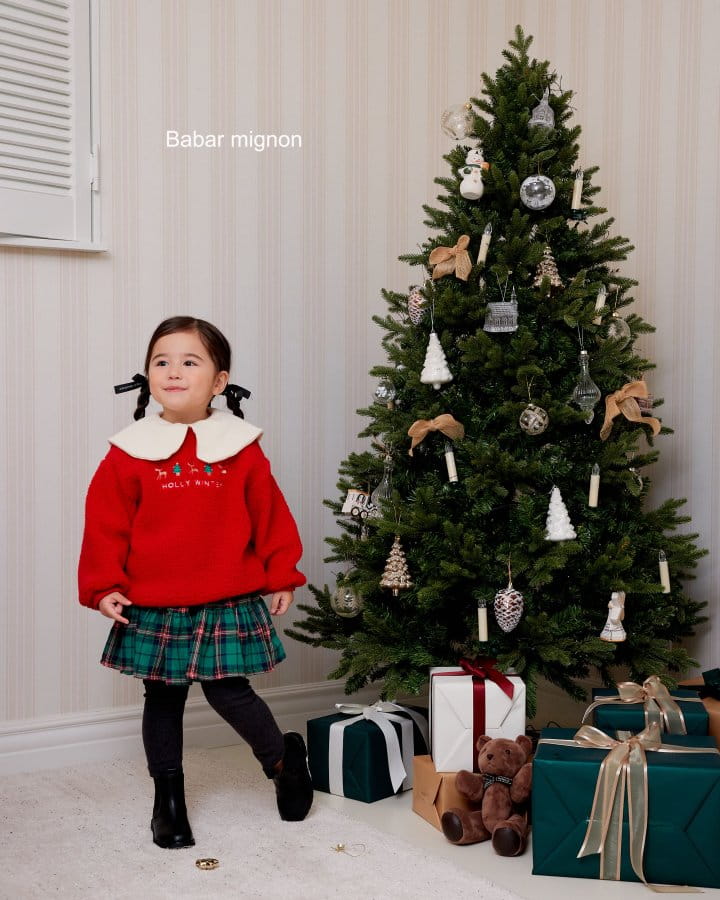 Babar Mignon - Korean Baby Fashion - #babyboutiqueclothing - Holliday Sweatshirt - 10