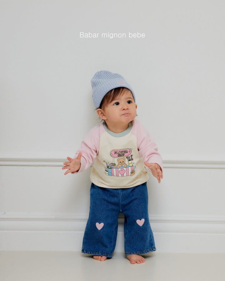 Babar Mignon - Korean Baby Fashion - #babyclothing - Bebe Color Tee - 6