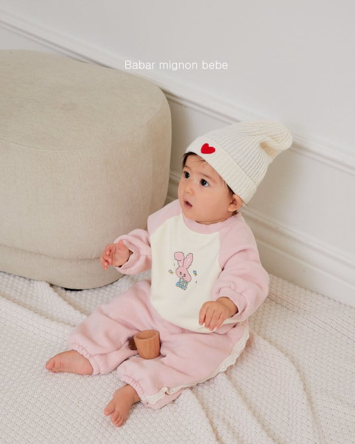 Babar Mignon - Korean Baby Fashion - #babyboutiqueclothing - Bebe Rabbit Top Bottom Set - 4