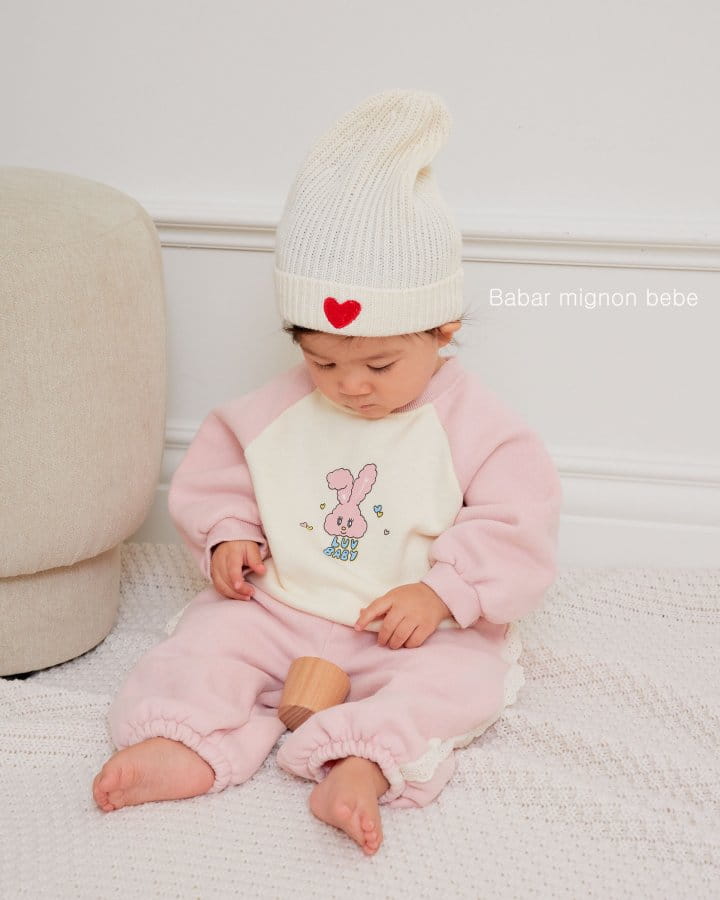 Babar Mignon - Korean Baby Fashion - #babygirlfashion - Bebe Rabbit Top Bottom Set - 7