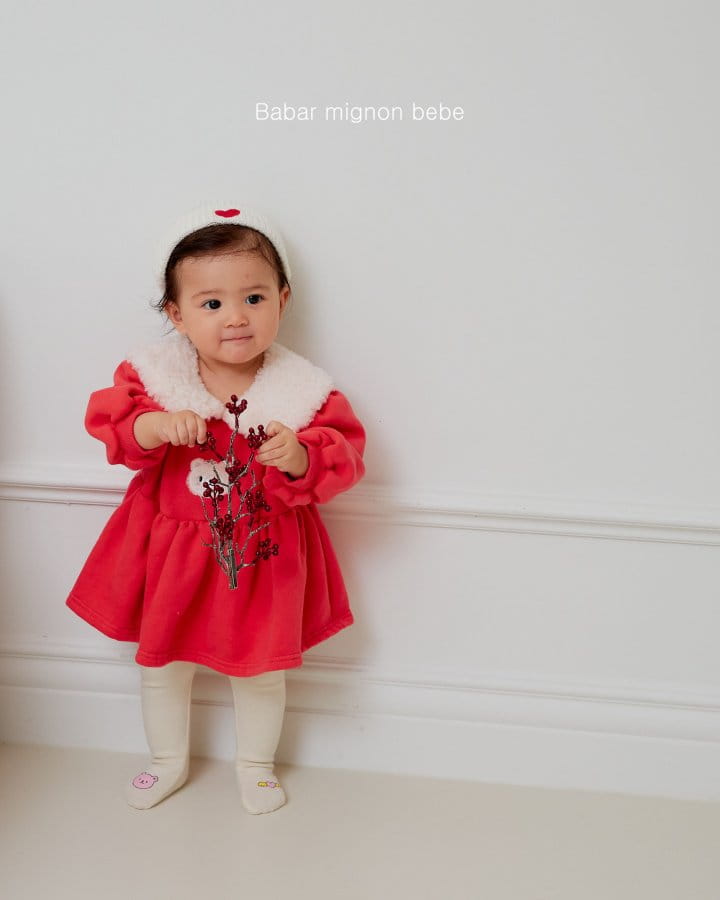 Babar Mignon - Korean Baby Fashion - #babygirlfashion - Bebe Foot Leggings - 6