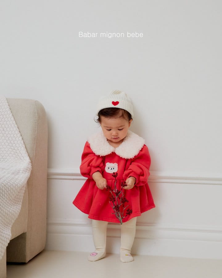 Babar Mignon - Korean Baby Fashion - #babygirlfashion - Bebe Buddle Collar Bodysuit - 5