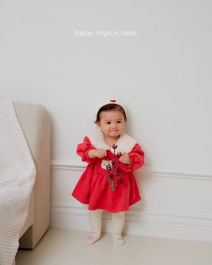 Babar Mignon - Korean Baby Fashion - #babylifestyle - Bebe Buddle Collar Bodysuit - 6