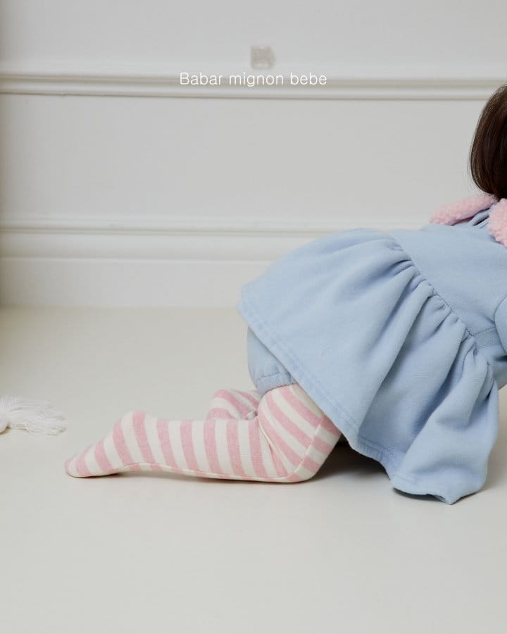 Babar Mignon - Korean Baby Fashion - #babyoninstagram - Bebe Foot Leggings - 8