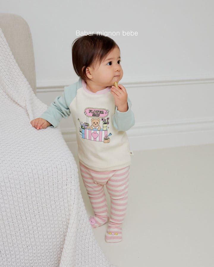 Babar Mignon - Korean Baby Fashion - #babyootd - Bebe Color Tee - 12