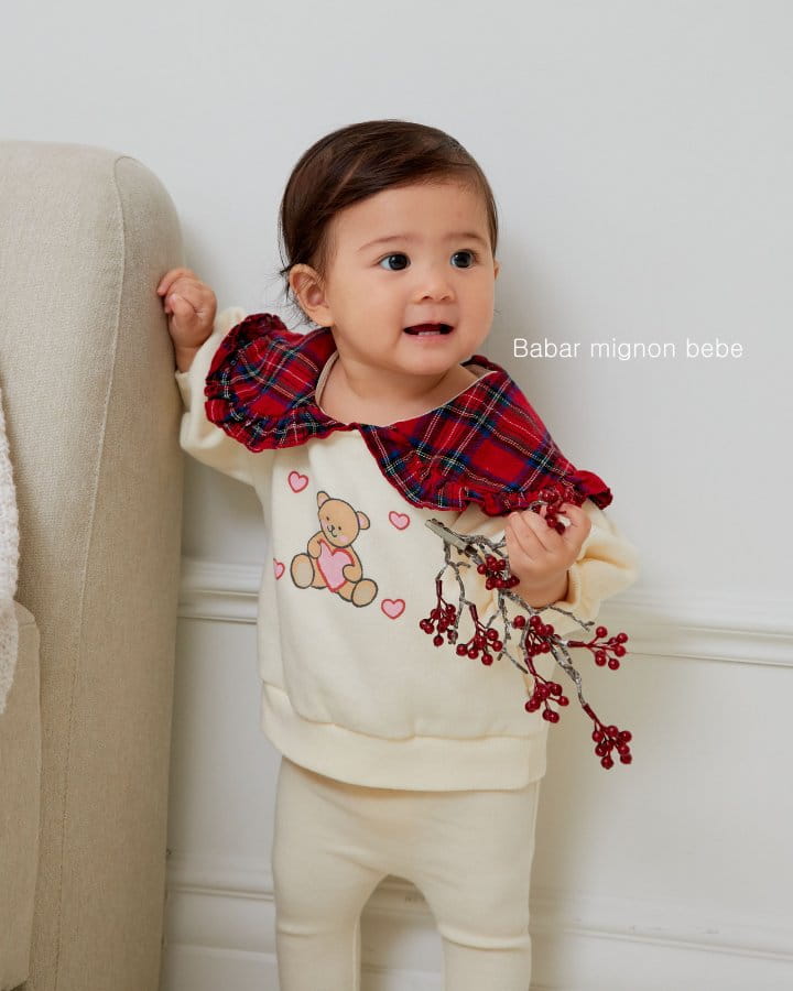 Babar Mignon - Korean Baby Fashion - #babyoutfit - Bebe Bear Sweatshirt - 12